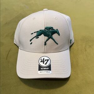KEENELAND HORSE RACETRACK Natural with GREEN EMBROIDERY '47 BRAND One Size
